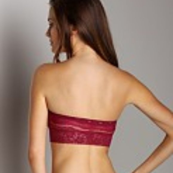 45. 🆕 Free People Scalloped Lace Trim Bandeau Bra - Picture 6 of 8